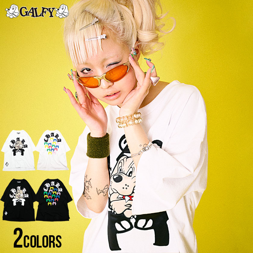 GALFY(ガルフィー)チャカパッチTEE/全2色