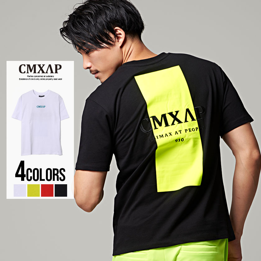【SALE/セール】CMXAP(クマアピ)ロゴ刺繍入りクルーネック半袖Tシャツ/全4色