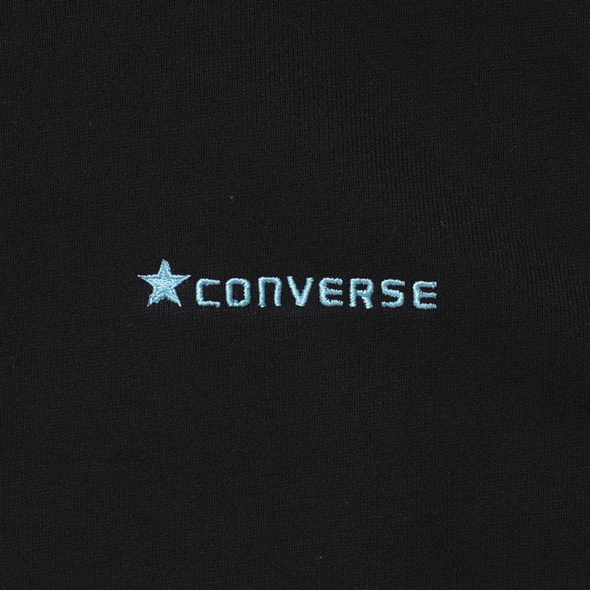 CONVERSE(コンバース)ワンポイントロゴ刺繍長袖プルパーカー/全4色