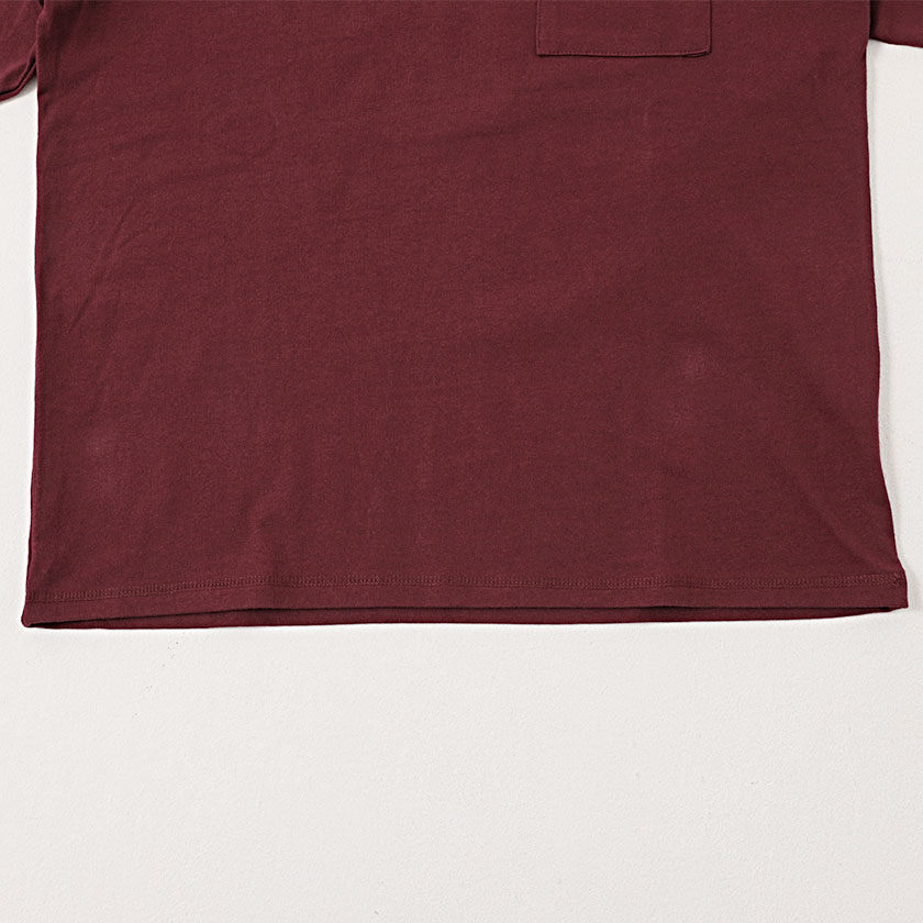 Goodwear グッドウェア ヘビーウェイトポケット付きビッグシルエット長袖tシャツ 全15色