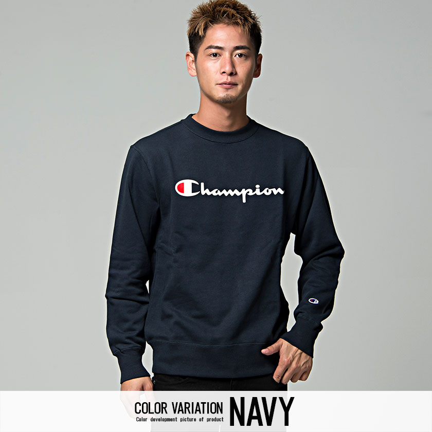 Champion(チャンピオン)フルロゴクルーネックスウェットシャツ/全7色