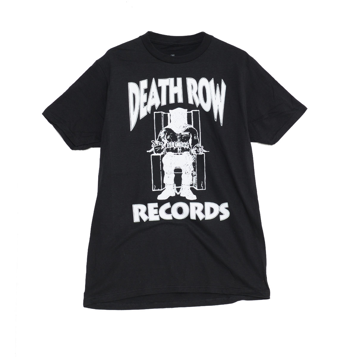 DEATH ROW RECORDS(デスロウレコード)WHITE LOGO MENS LIGHTWEIGHT T-SHIRT/全1色