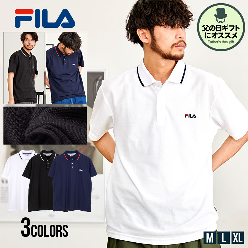 FILA(フィラ)TC 鹿の子ポロシャツ/全4色