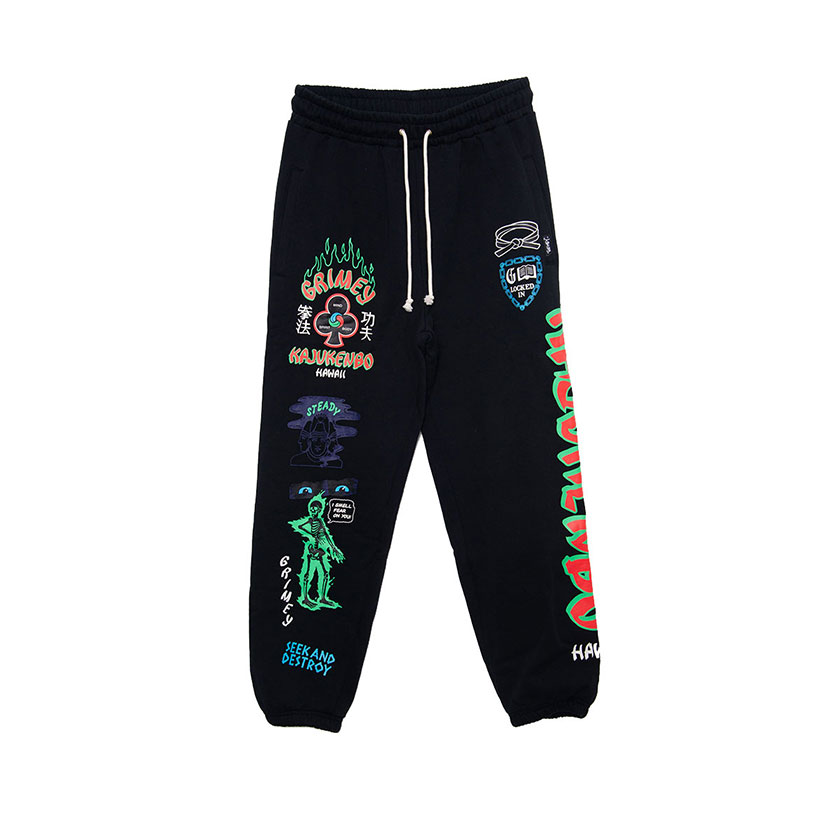 GRIMY(グライミー)DESTROY ALL FEAR SWEATPANTS/全2色
