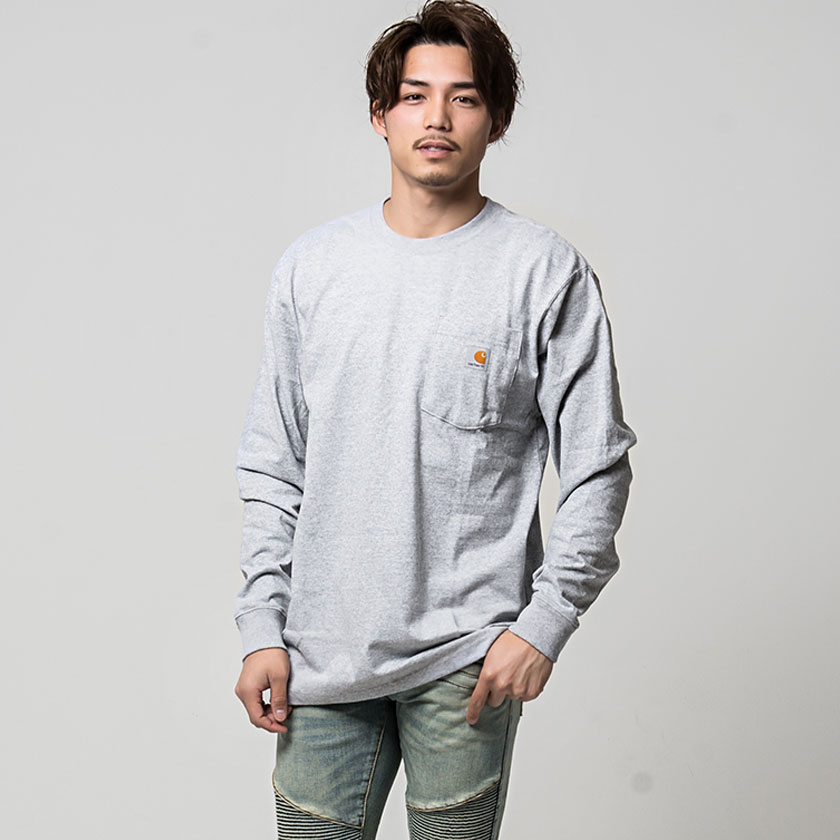 Carhartt カーハート ポケット付き長袖tシャツ 全6色