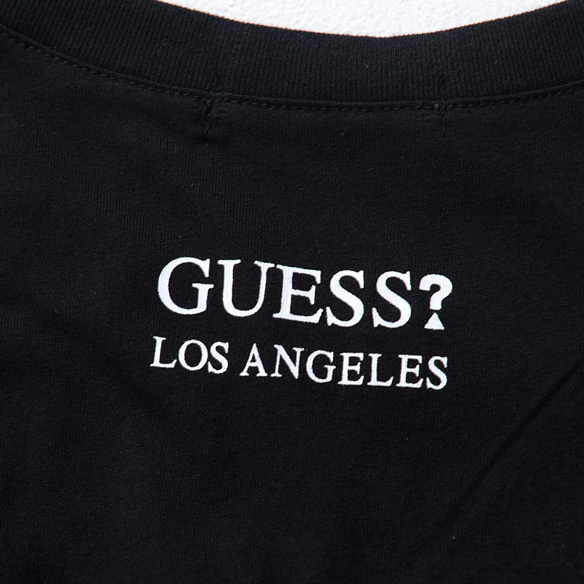 Guess ゲス フラワーシリコンプリントクルーネック半袖tシャツ 全3色