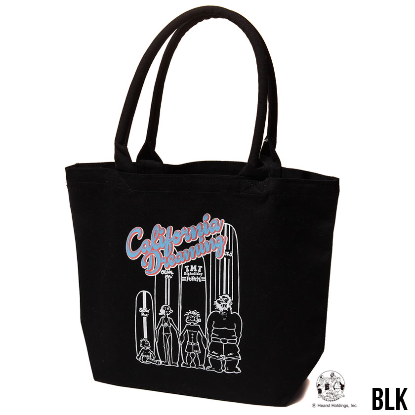 Tmt ティーエムティー Popeye Tmt Canvas Totebag California Dreamin 全2色