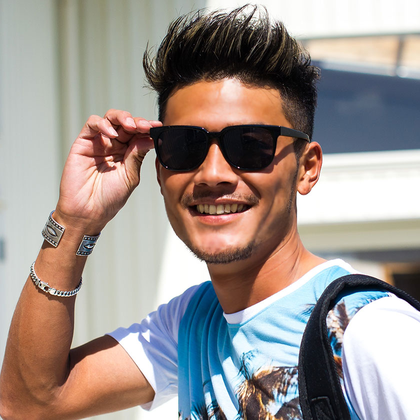 Cavaria キャバリア ウェリントン型サングラス 全3色